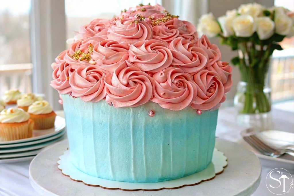 Giant cupcake